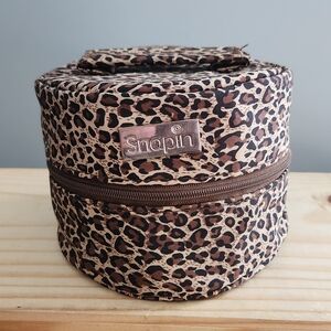 Snapin Travel Jewelry Bag - Leopard Print